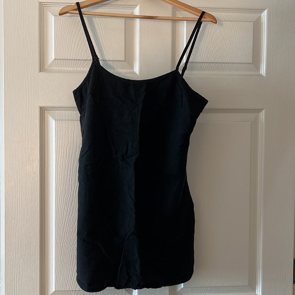 Rhythm Classic Slip Mini Dress Black